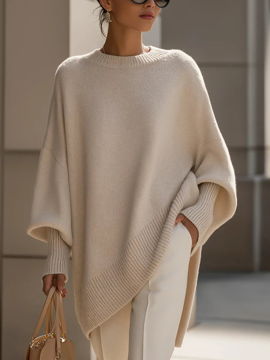 Angela™ | Cozy Knit Poncho
