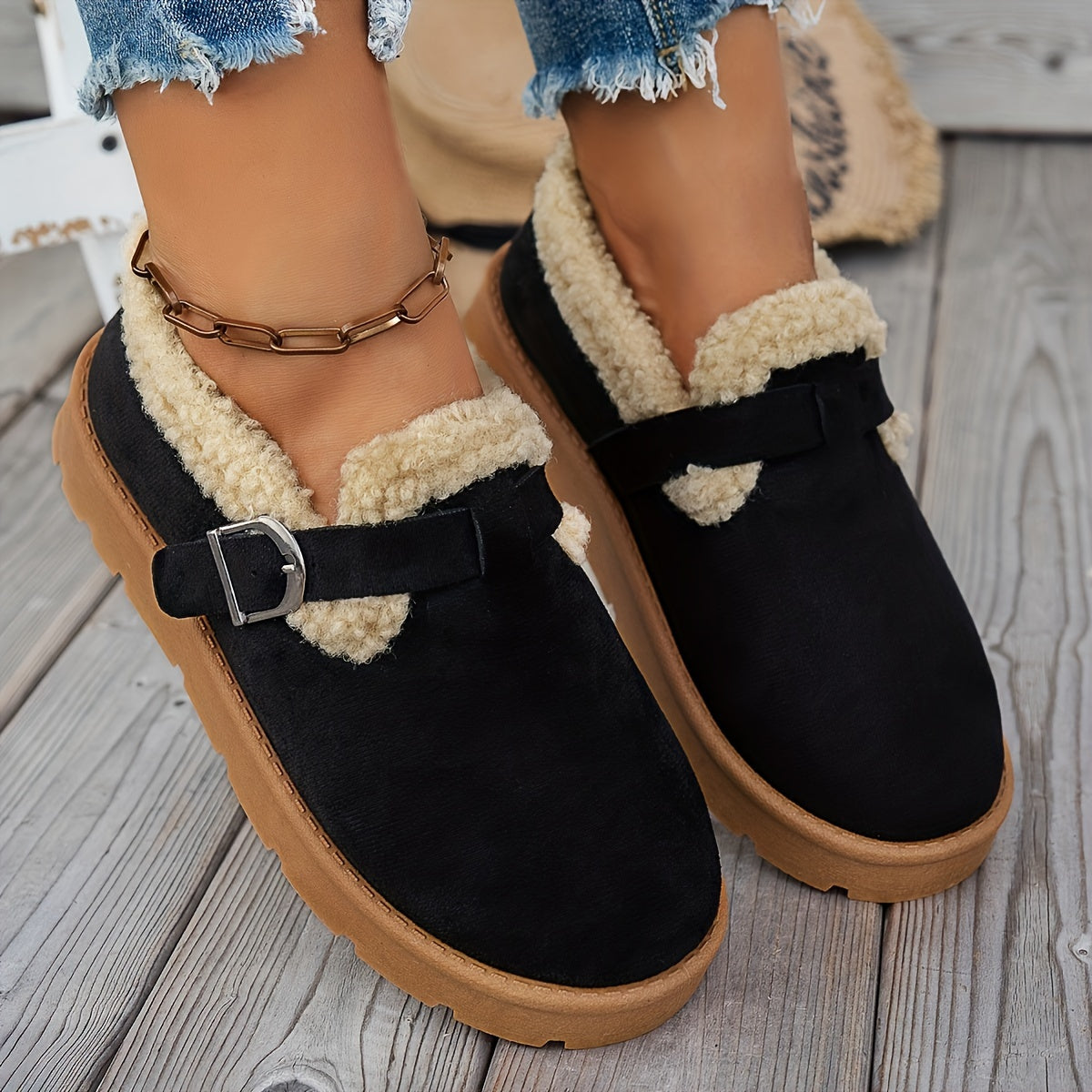 Maya Quinn™ | Cozy Winter Ankle Boots