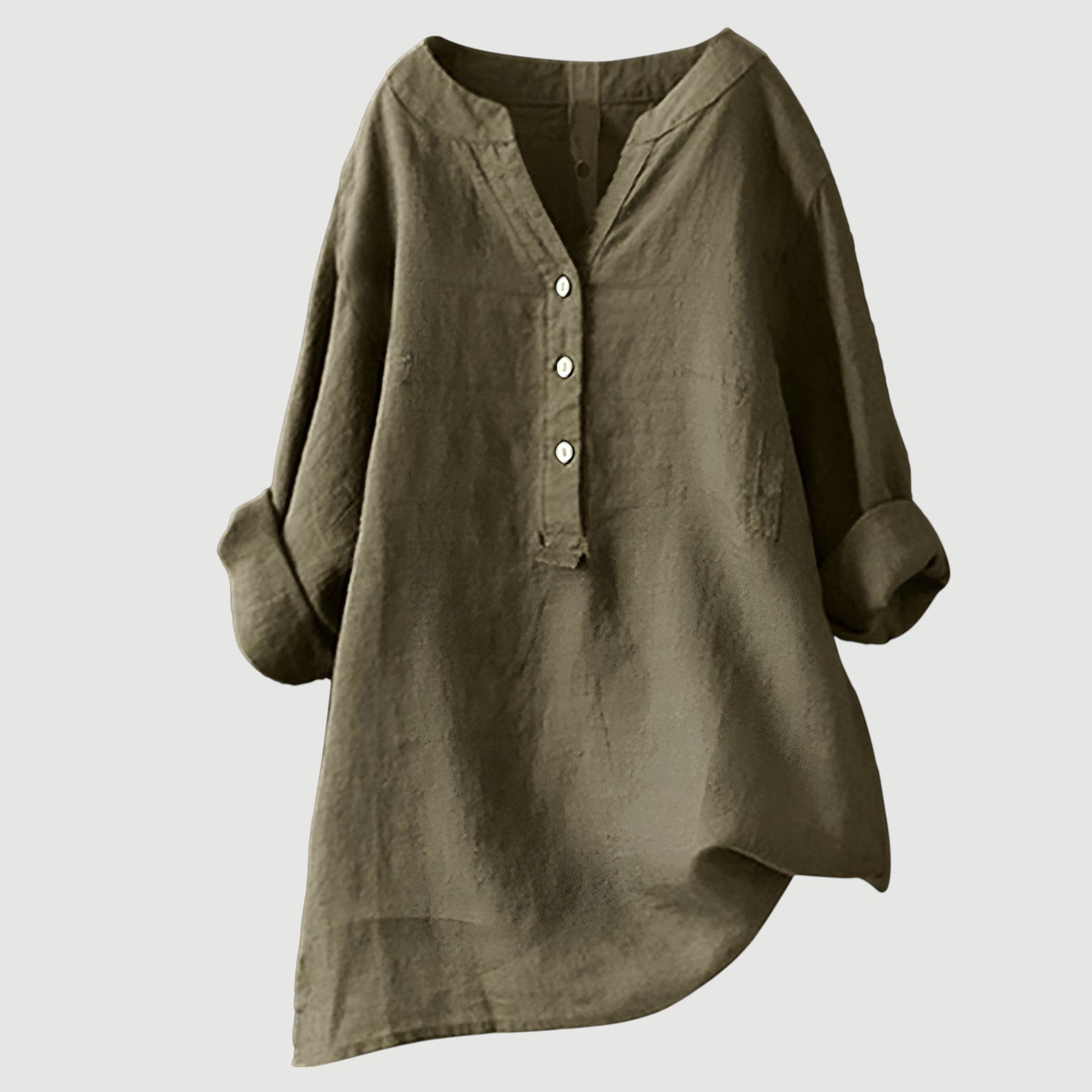 Marlowe Jade™ | Breezy Button-Up Shirt