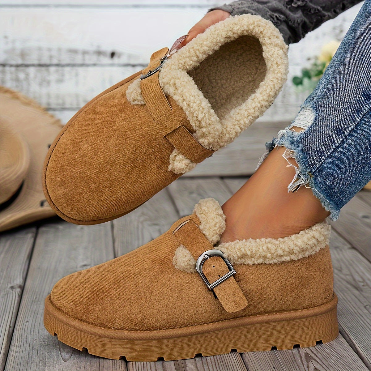 Maya Quinn™ | Cozy Winter Ankle Boots