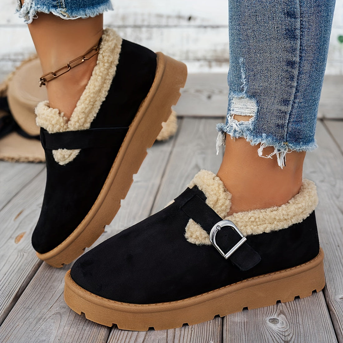 Maya Quinn™ | Cozy Winter Ankle Boots